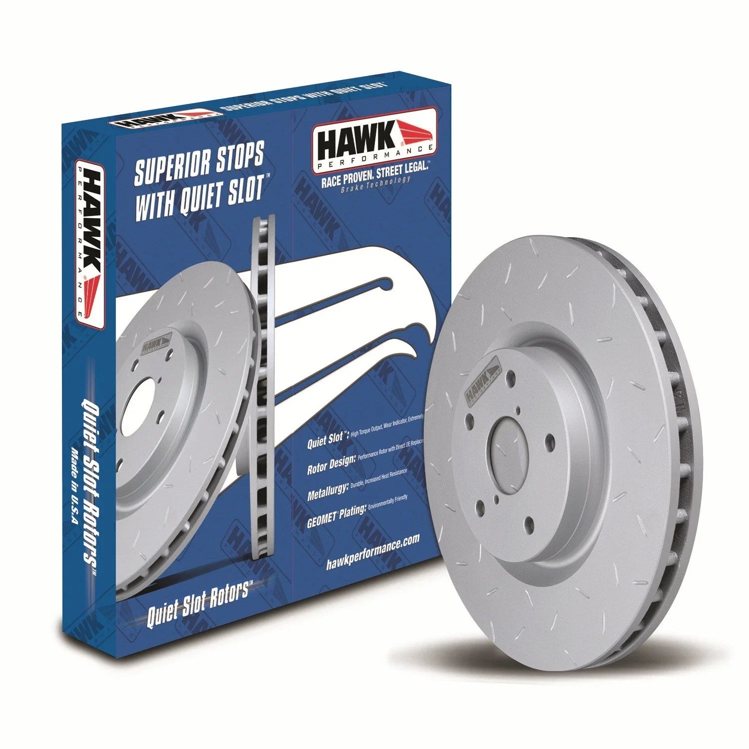 Hawk Quiet Slot Rotor HUS577