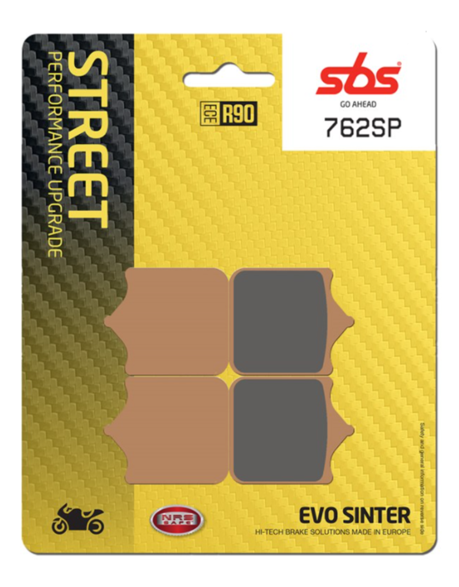 SBS FRONT PADS 762SP