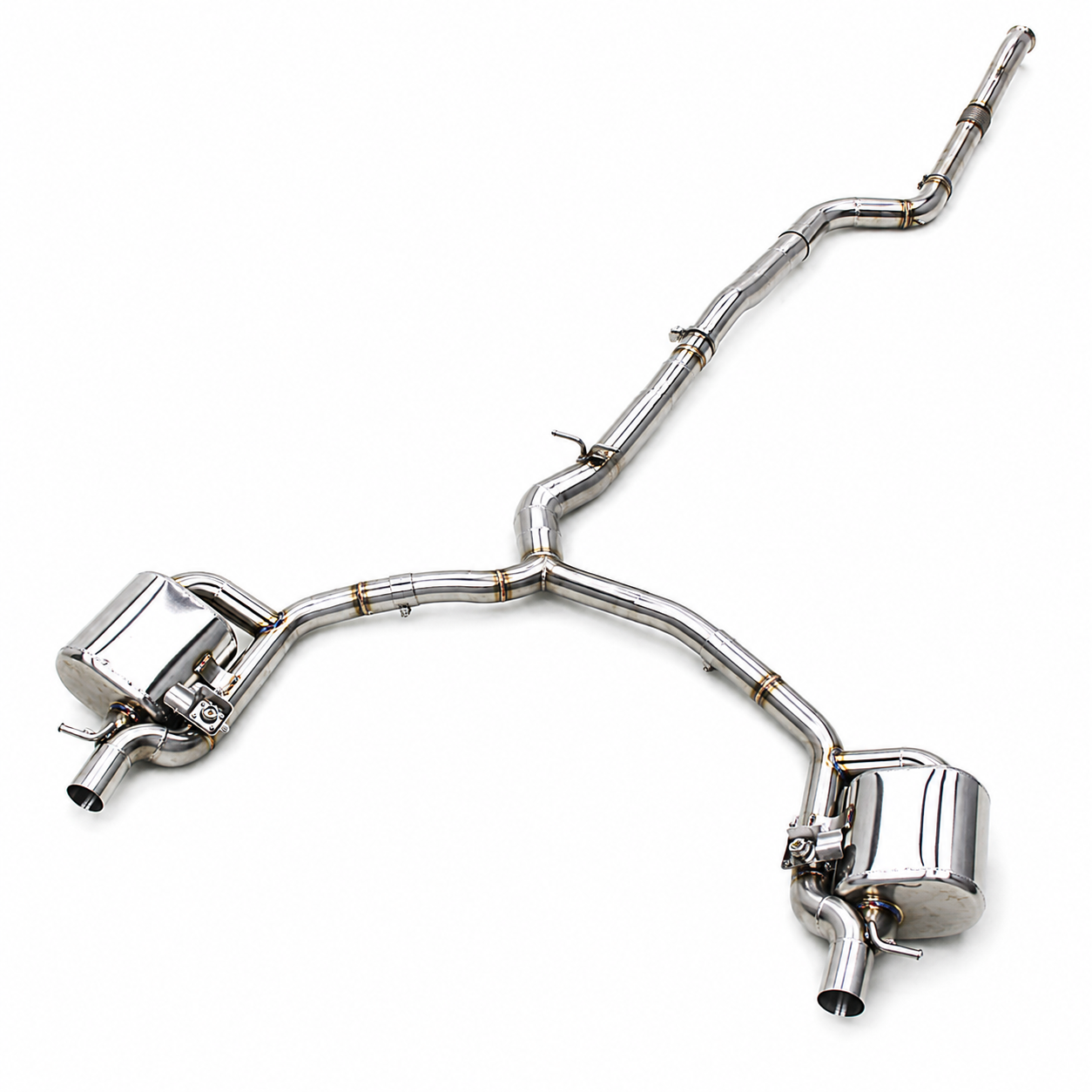 Valved Stainless Catback Exhaust System for Mercedes Benz E53 AMG W213 3.0T