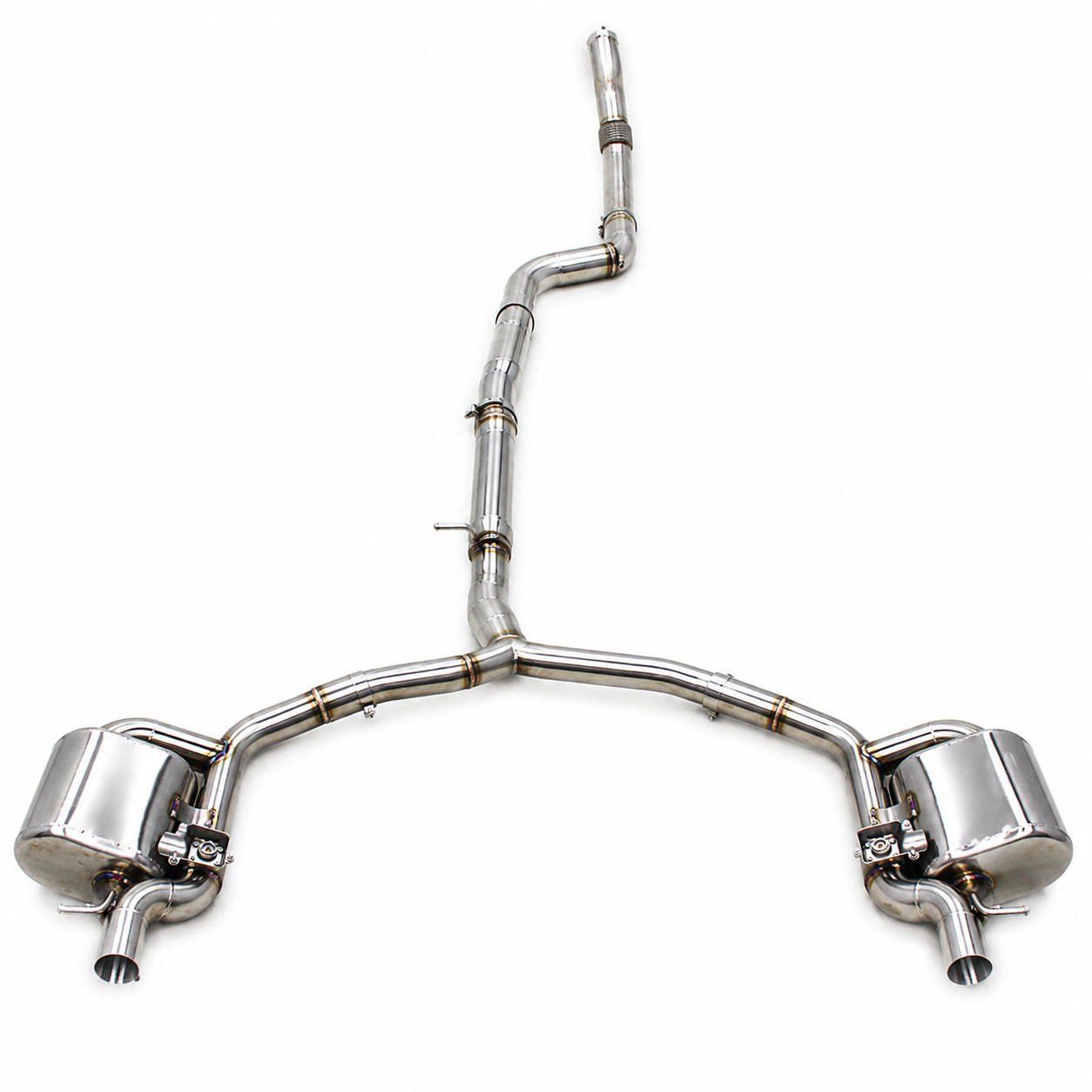 Valved Stainless Catback Exhaust System for Mercedes Benz E53 AMG W213 3.0T