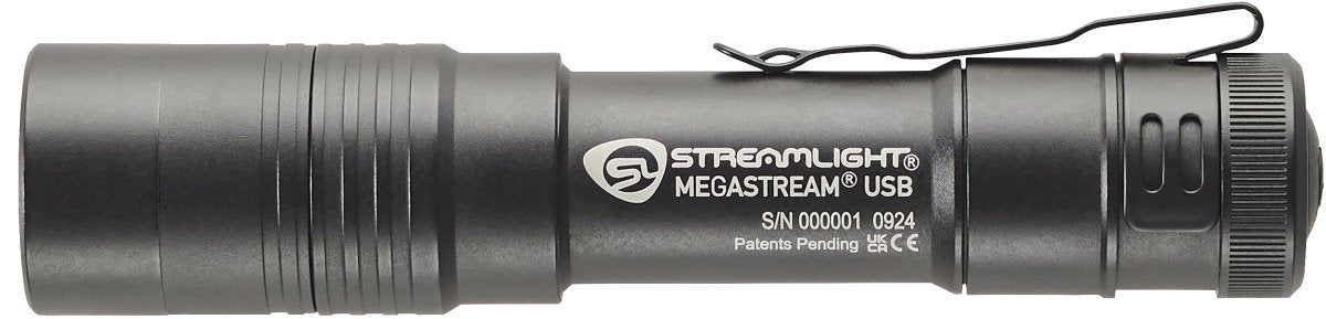 Streamlight MegaStream® Rechargeable USB LED Flashlight Black 66210