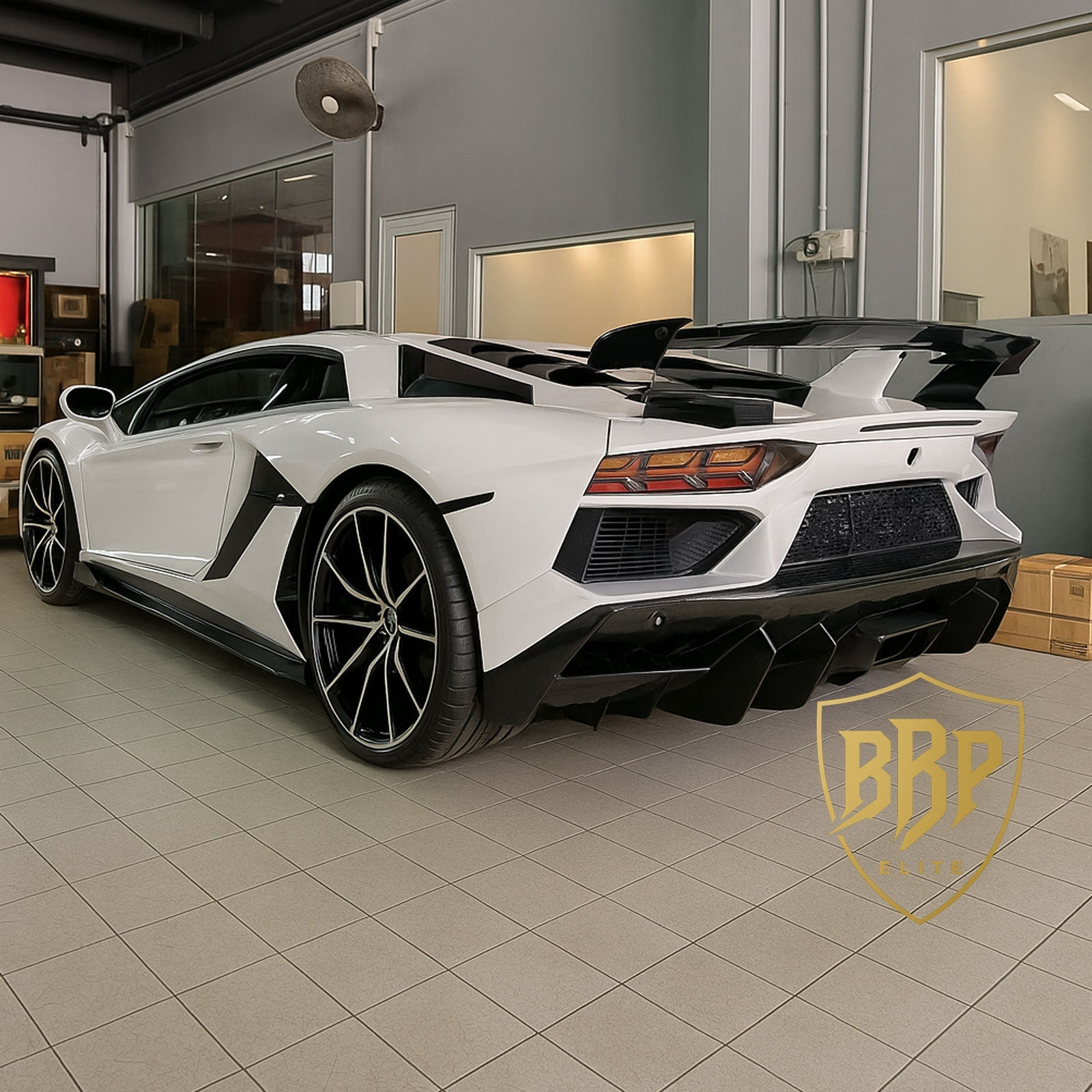 SVJ Style Full Conversion Body Kit for Lamborghini LP700-4 LP720 LP750