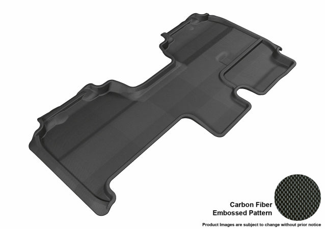 U Ace L1FR07121509 3D Maxpider Second Row Custom Fit AllWeather Kagu Black Floor Mat for 20092014 Super Cab Ford F150 Models