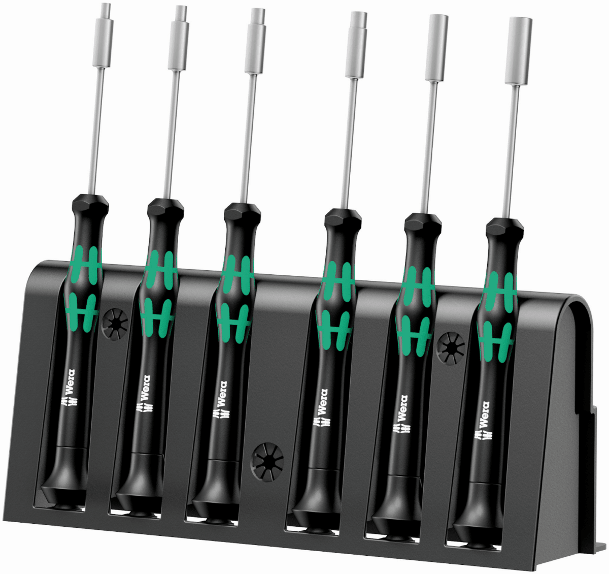 Wera 2069/6 Kraftform Micro Precision Nut Driver Set 6 Pieces 05118158001