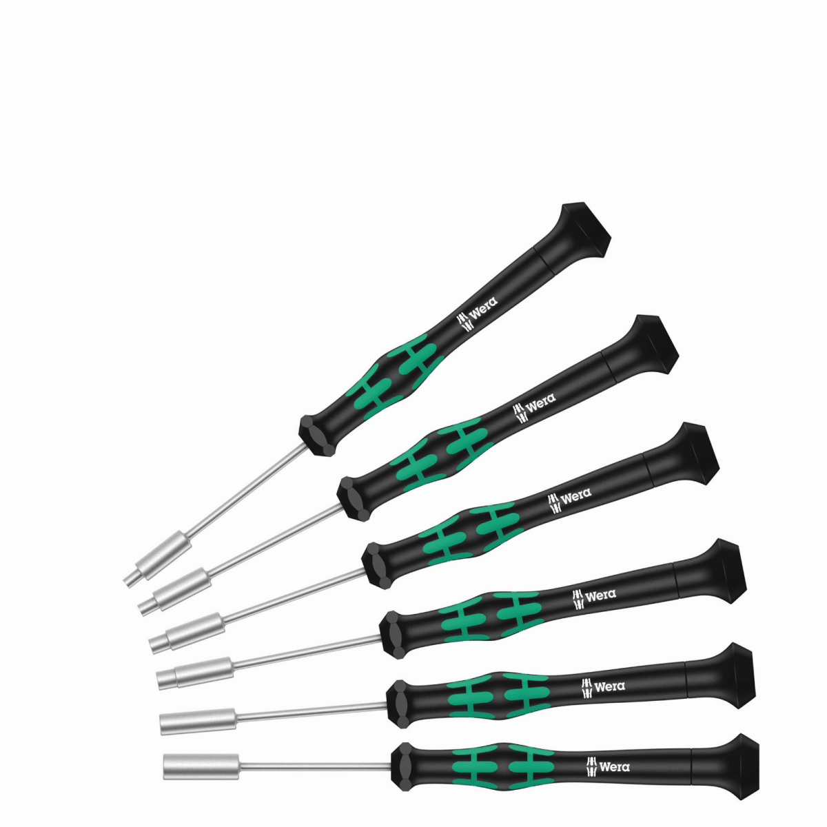 Wera 2069/6 Kraftform Micro Precision Nut Driver Set 6 Pieces 05118158001