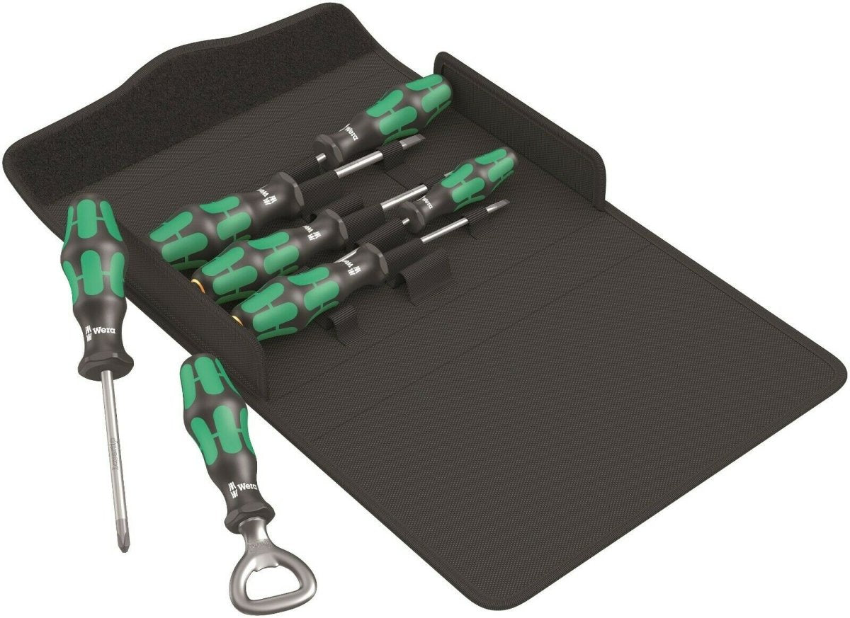 Wera 300/7 Set 2 Kraftform Plus Screwdriver Set 7 Piece 05105624001