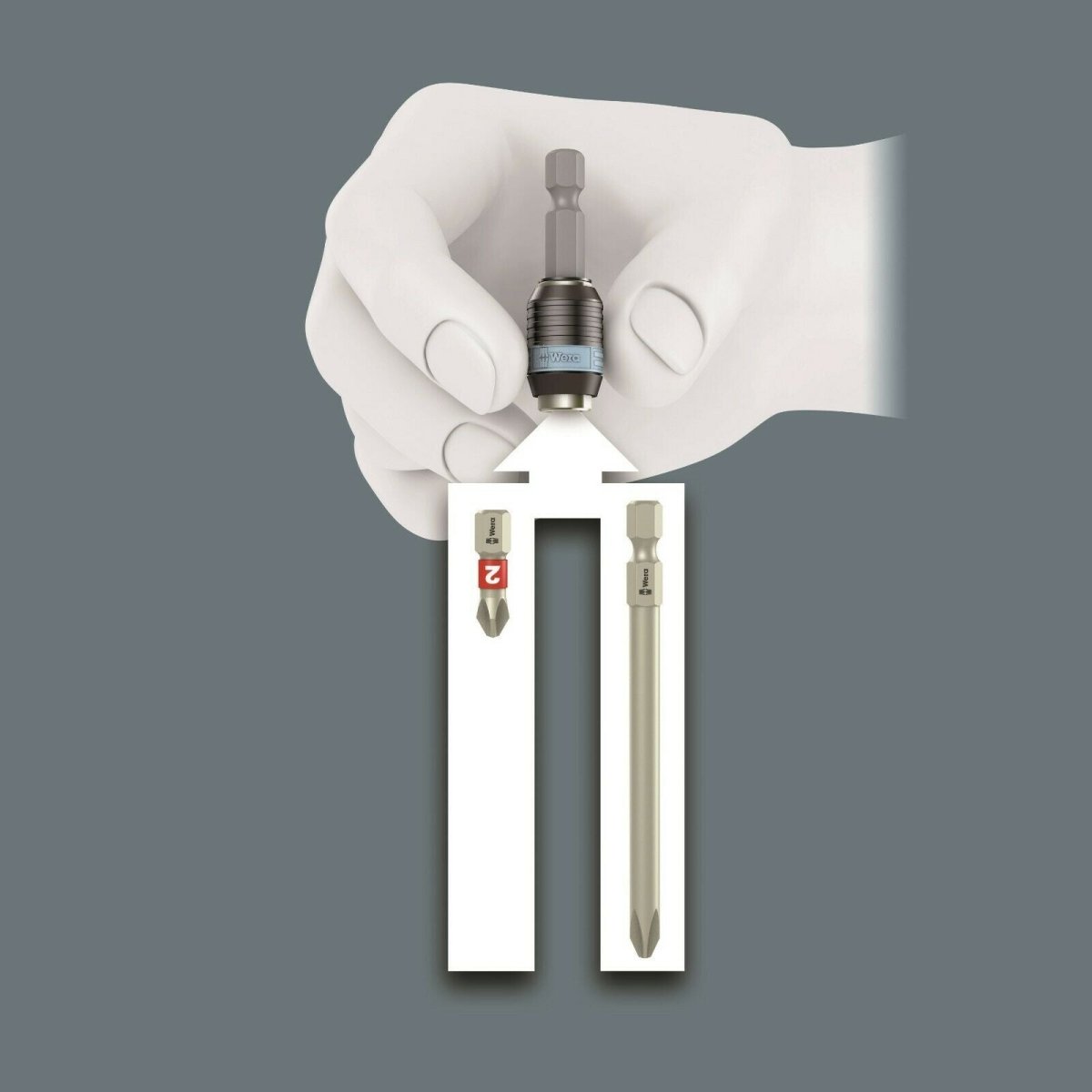 Wera 3816 R Kraftform Kompakt Screwdriver With Stainless Chuck 05051465001