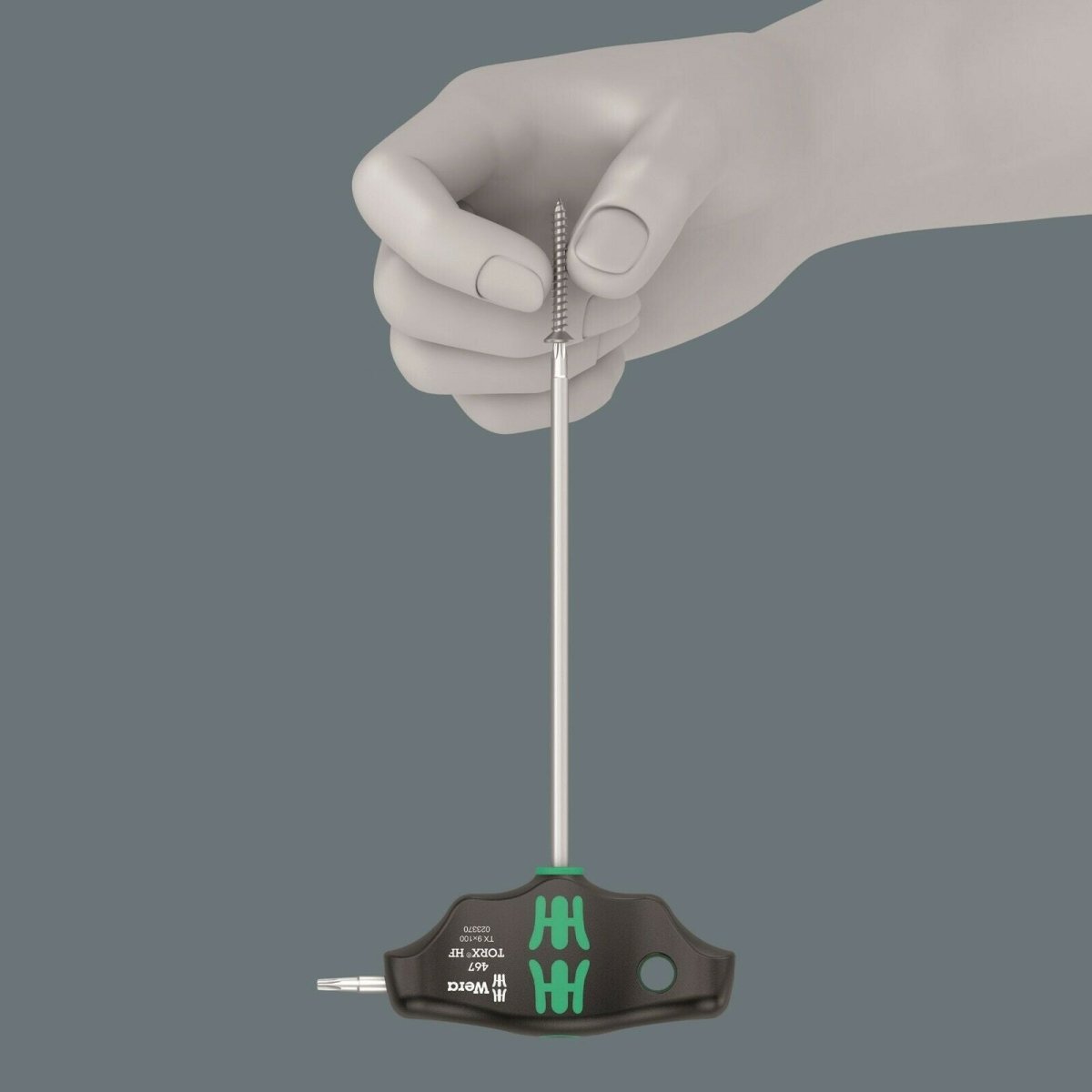 Wera 454/7 HF Set 1 Hex Plus T-Handle Screwdriver Set With Rack 05023450001
