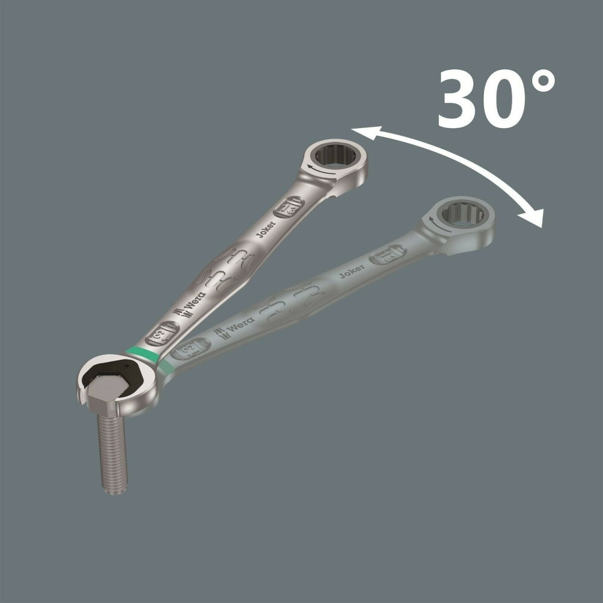 Wera 6000/6002 Joker Ratcheting Combination Wrench Set Metric 05020022001