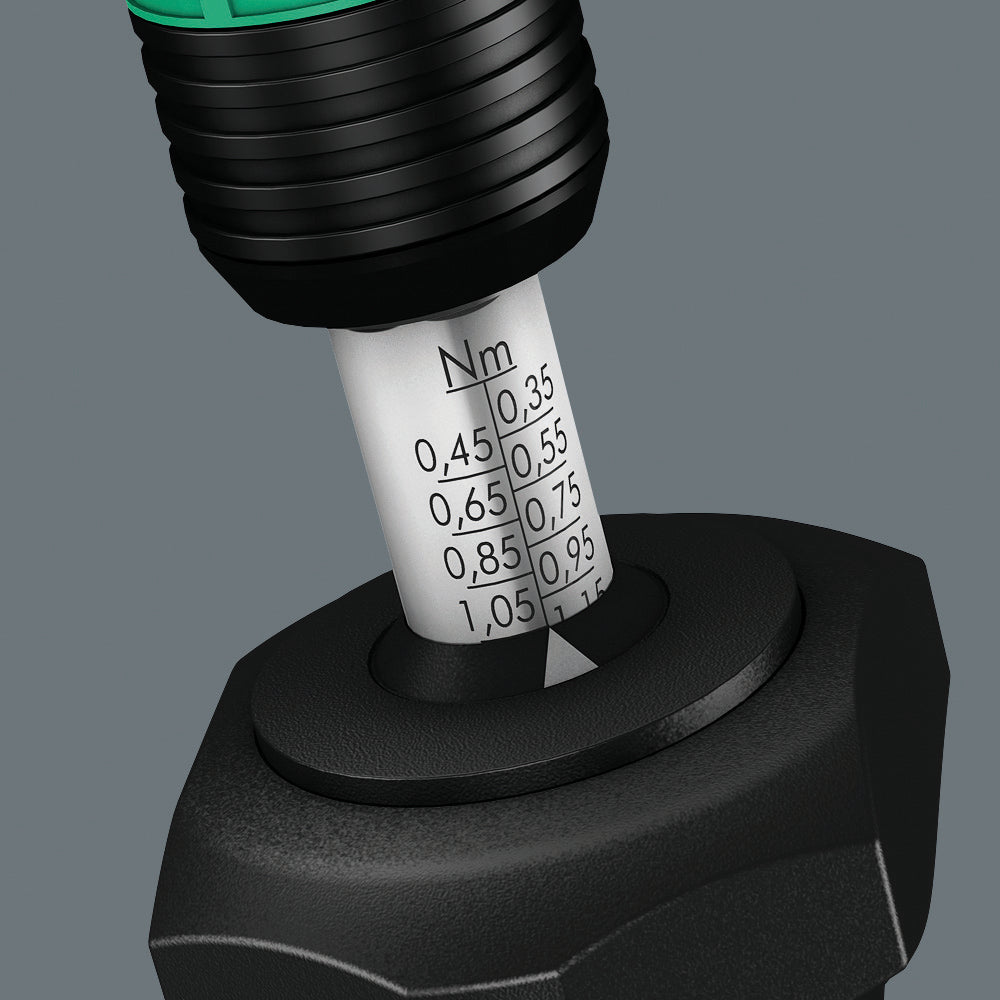 Wera 7400 Adjustable Torque Screwdriver 11.0 - 29.0 in. lbs. 1/4" 05074711001