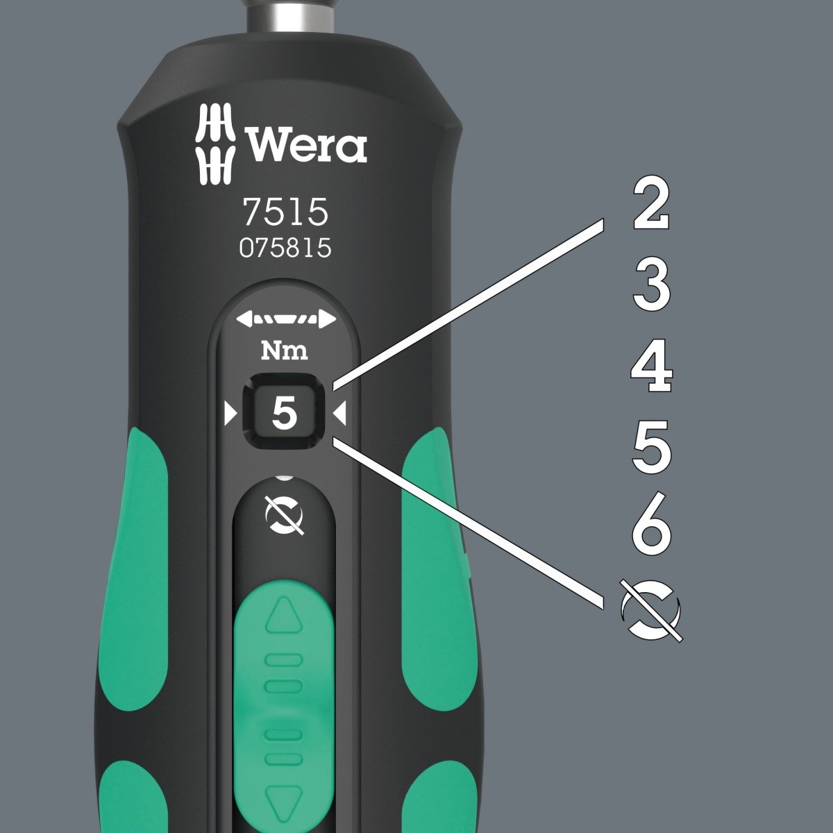 Wera 7515/7 Kraftform Safe-Torque Speed Bicycle Screwdriver Set 1 05075850001