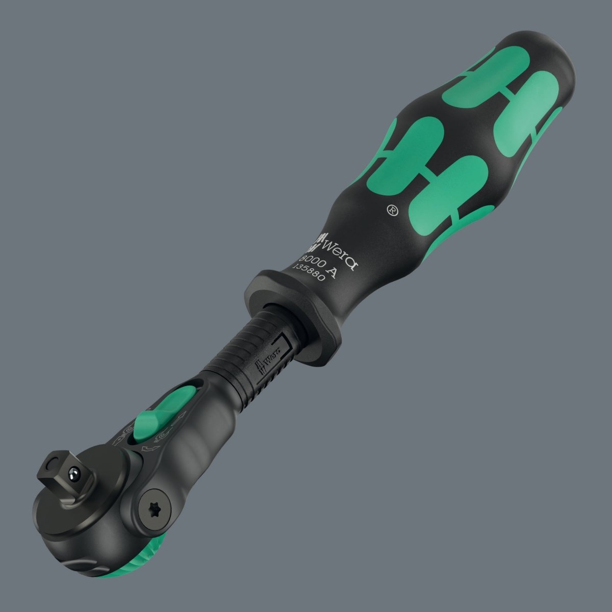 Wera 8000 A Black Edition Zyklop Speed Ratchet Wrench 1/4" Drive 05135880001