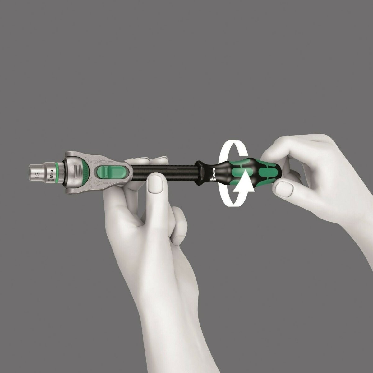Wera 8000 C SB Zyklop Speed Ratchet Socket Wrench 1/2" Drive 05073262001