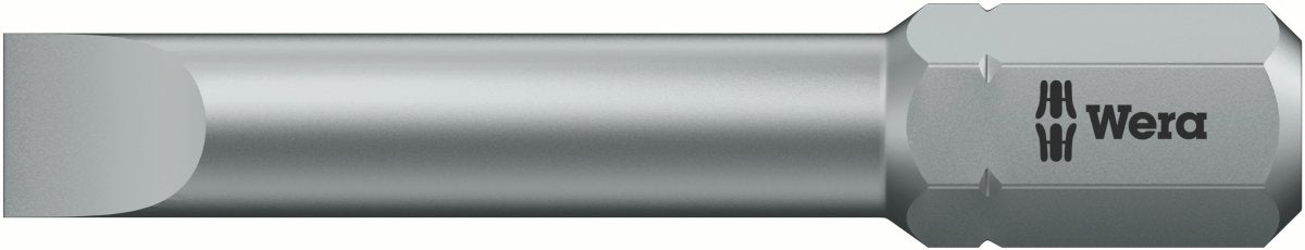 Wera 800/2 Z Slotted Screwdriver Bit 2 x 12 x 41 mm 05057240001