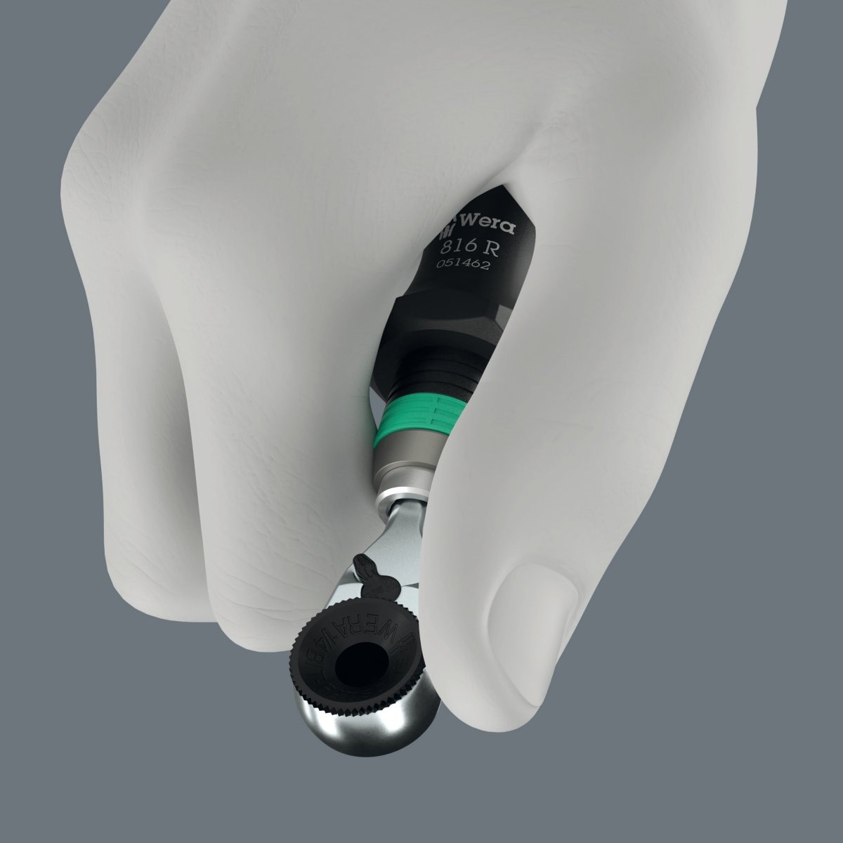 Wera 8011 Zyklop Mini 4 Socket Wrench 1/4" Drive 05003662001