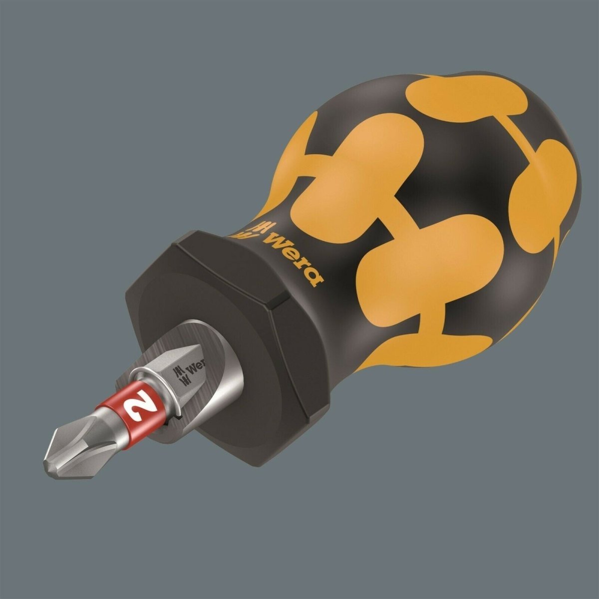 Wera 809/1 ESD Stubby Bitholding Screwdriver With Retaining Ring 05008882001