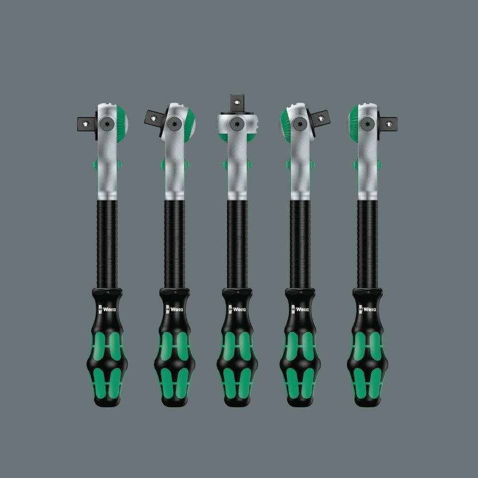 Wera 8100 SA 9 Zyklop Speed Ratchet Set 1/4" Drive SAE 05004019001