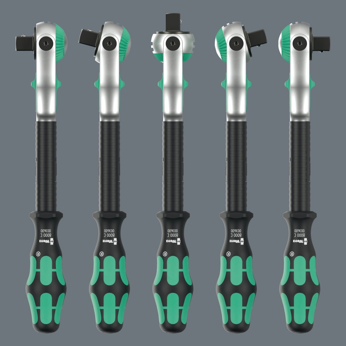 Wera 8100 SC 2 Zyklop Speed Ratchet Set 1/2" Drive 37 Pieces Metric 05003645001