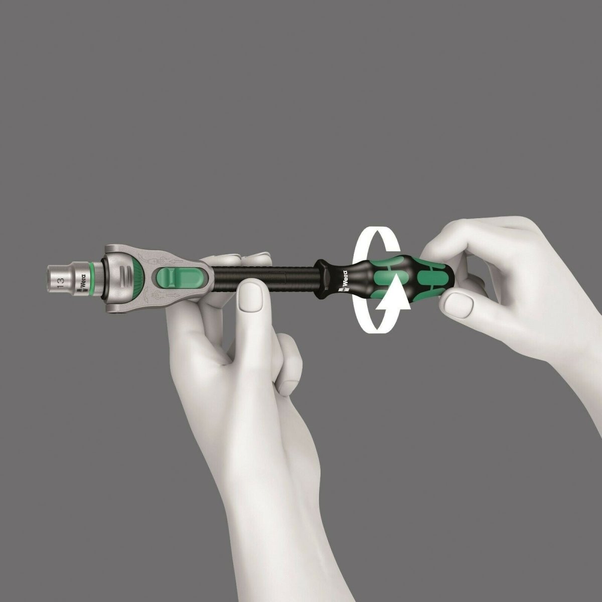 Wera 8100 SC 9 Zyklop Speed Ratchet Set 1/2" Drive SAE 28 Piece 05004079001