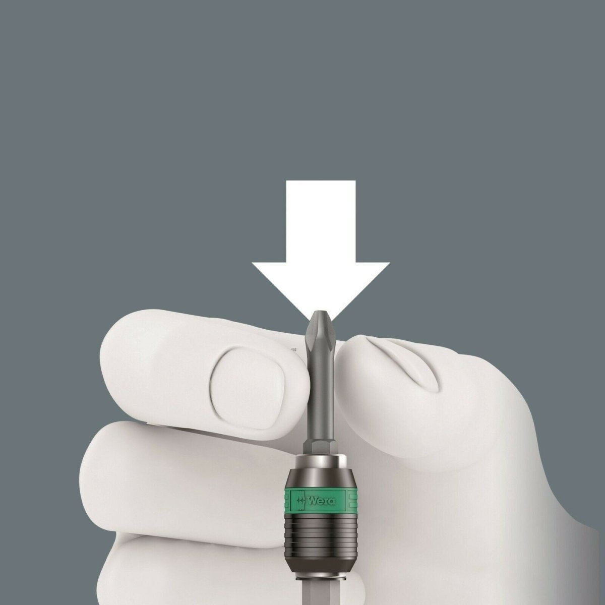 Wera 816 R Kraftform Kompakt Screwdriver With Rapidaptor Chuck 05051462001