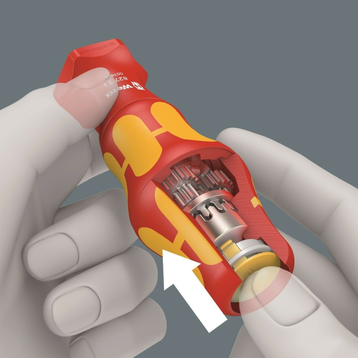 Wera 827 T i Kraftform Kompakt Turbo VDE Insulated Screwdriver 05057481001