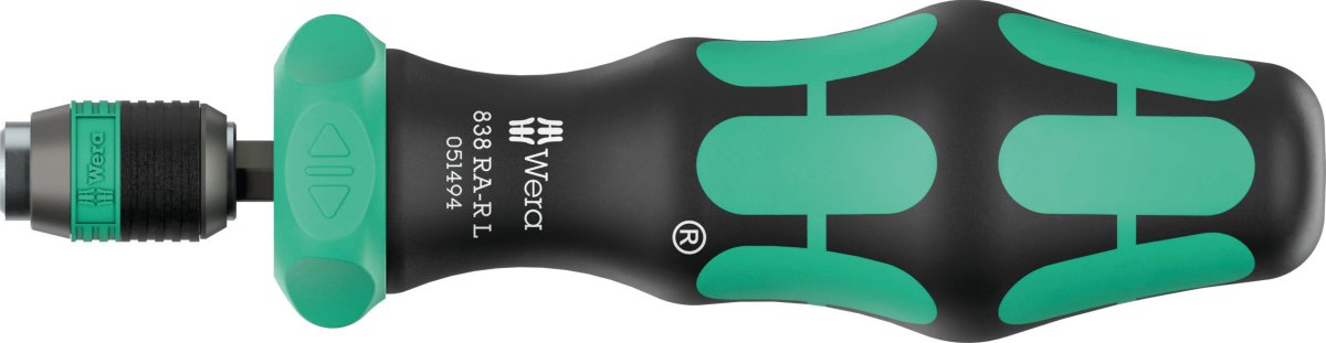 Wera 838 RA-R L Ratcheting Bit Holding Screwdriver 05051494001