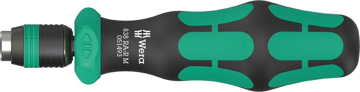 Wera 838 RA-R M Bitholding Ratcheting Screwdriver 1/4" 05051493001