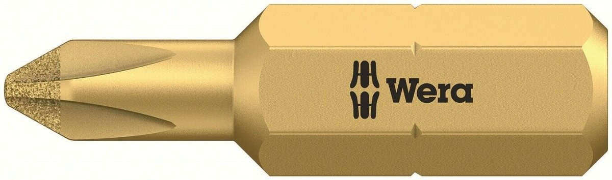 Wera 851/1 RDC Diamond Coated Phillips Screwdriver Bit #2 x 25 mm 05135008001