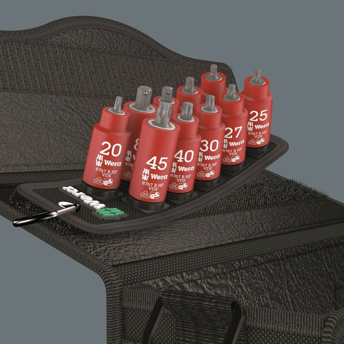 Wera 8767 B VDE HF Belt B VDE 1 Zyklop TORX® Socket Set 3/8" Drive 05004930001