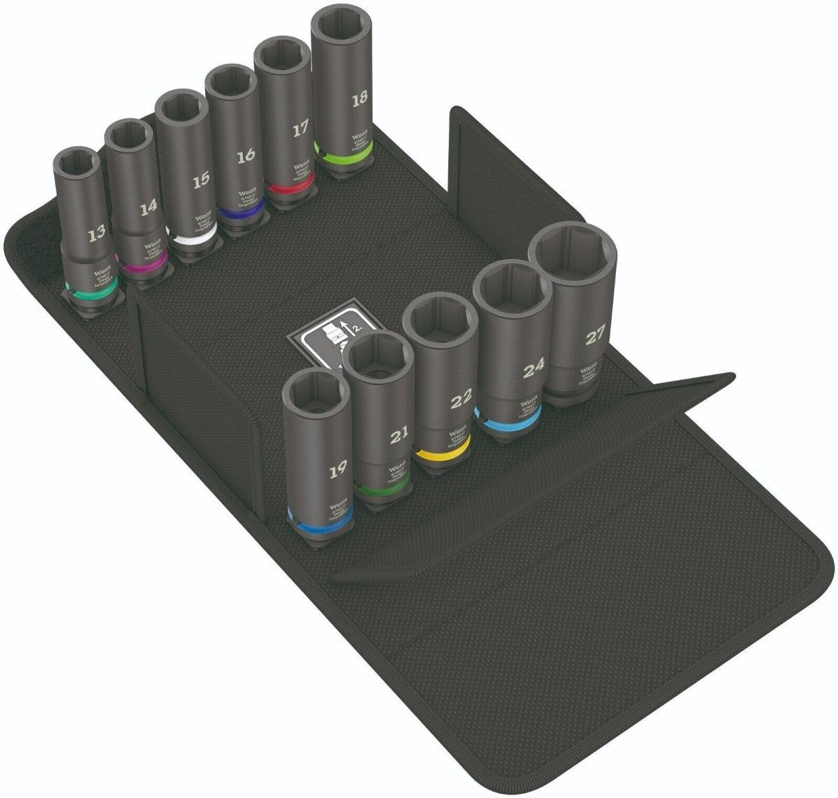 Wera 8790 C Impaktor Deep Set 1 Socket Set 1/2" Drive Metric 05004841001