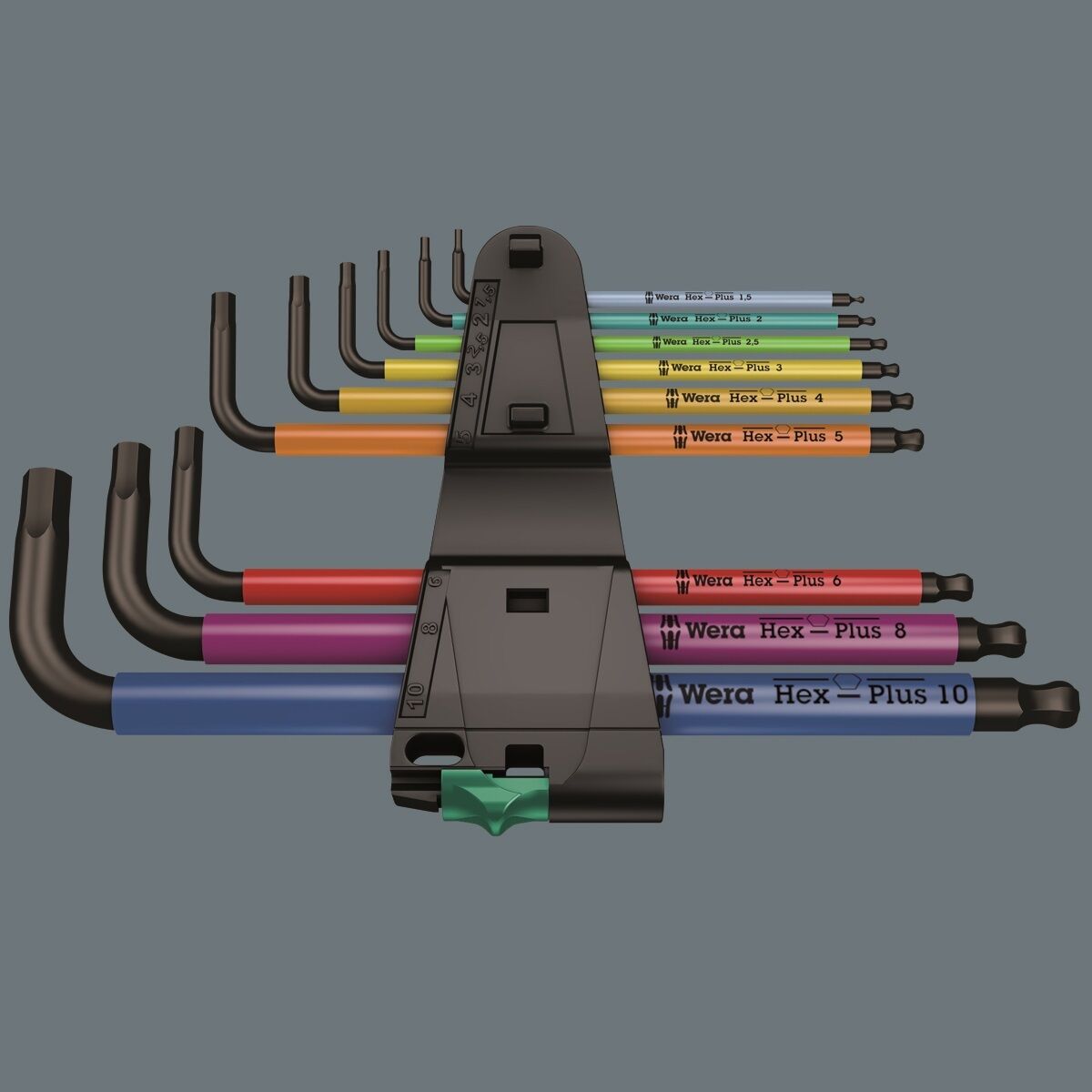 Wera 950 SPKL/9 SM N Multicolour L-Key Set Metric 05022089001
