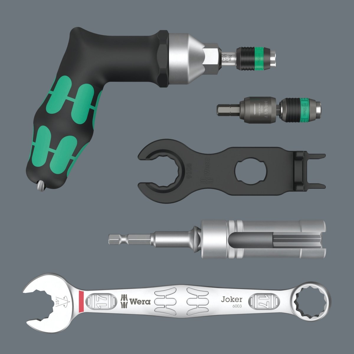 Wera 9524 Solar Photovoltaic Mounting Tool Set 1 Metric 05136043001