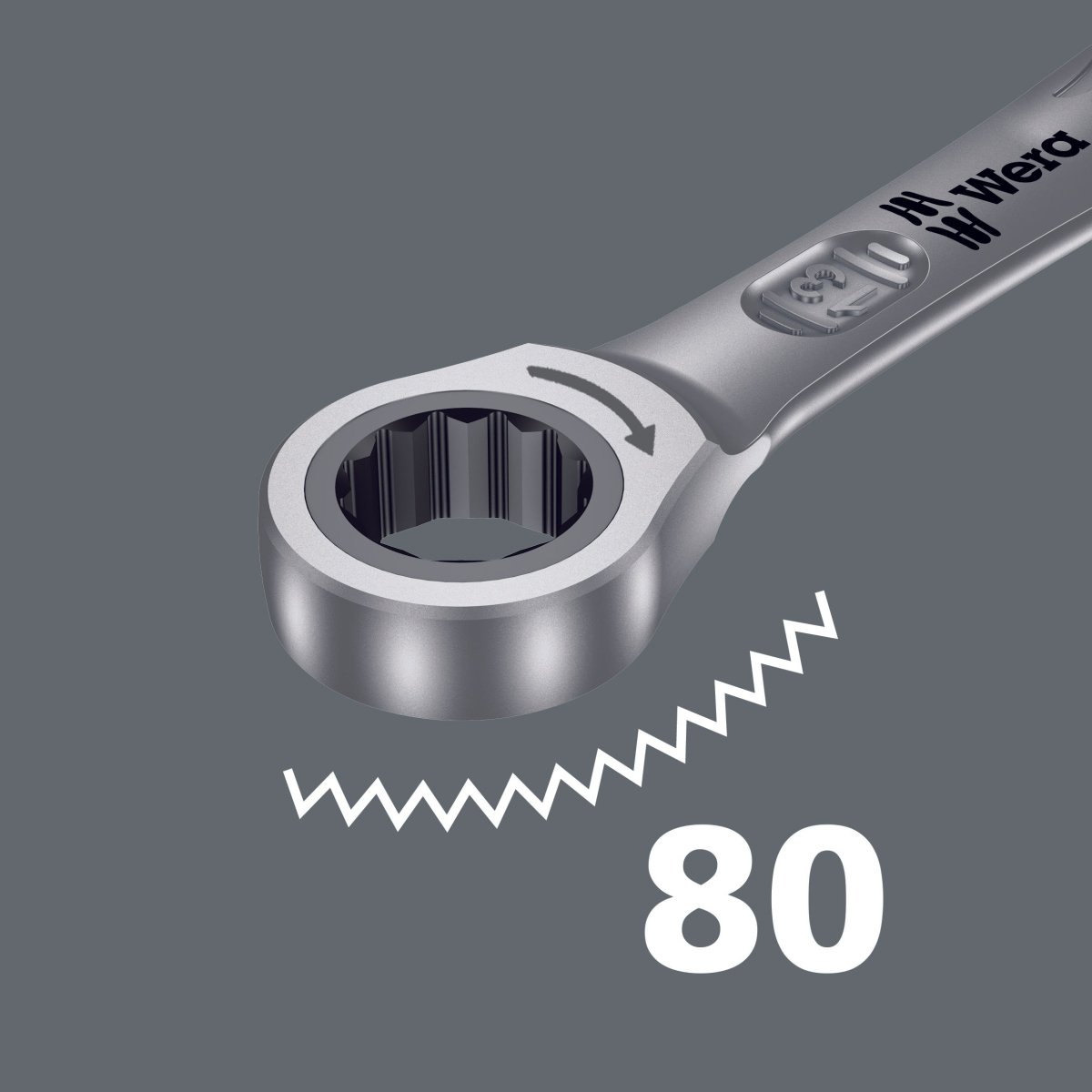 Wera 9631 Magnetic Rail 6000 Joker 2 Ratcheting Wrench Set Metric 05020015001