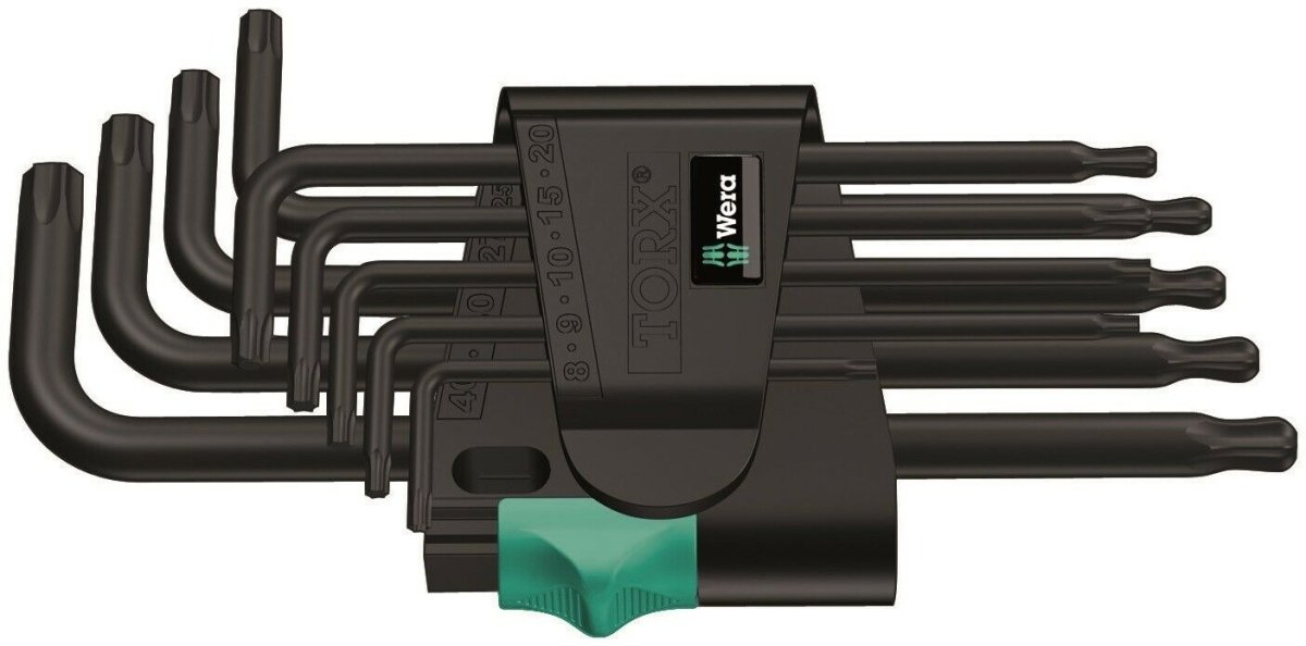 Wera 967/9 TX 1 TORX® L-Key Set With Ball End 9 Pieces 05024242001
