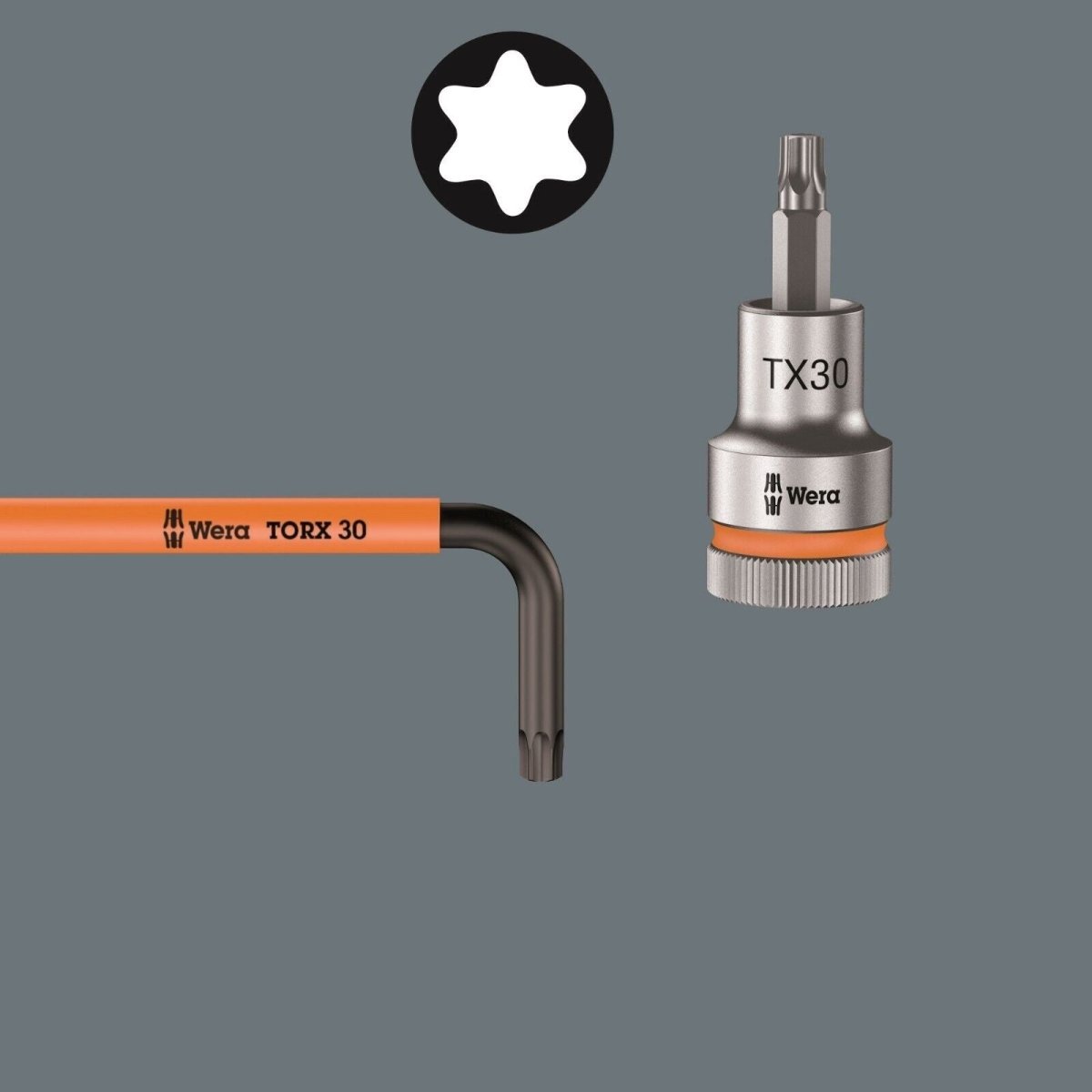 Wera 967/9 TX XL HF 1 TORX® L-Key Set With Holding Function 05024470001
