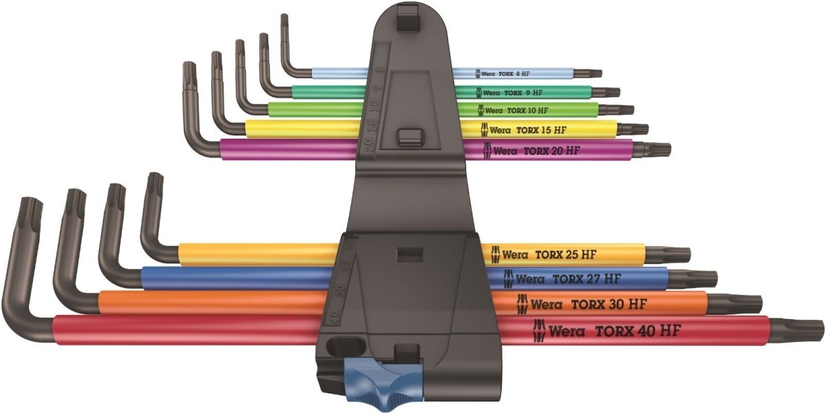 Wera 967/9 TX XL HF 1 TORX® L-Key Set With Holding Function 05024470001