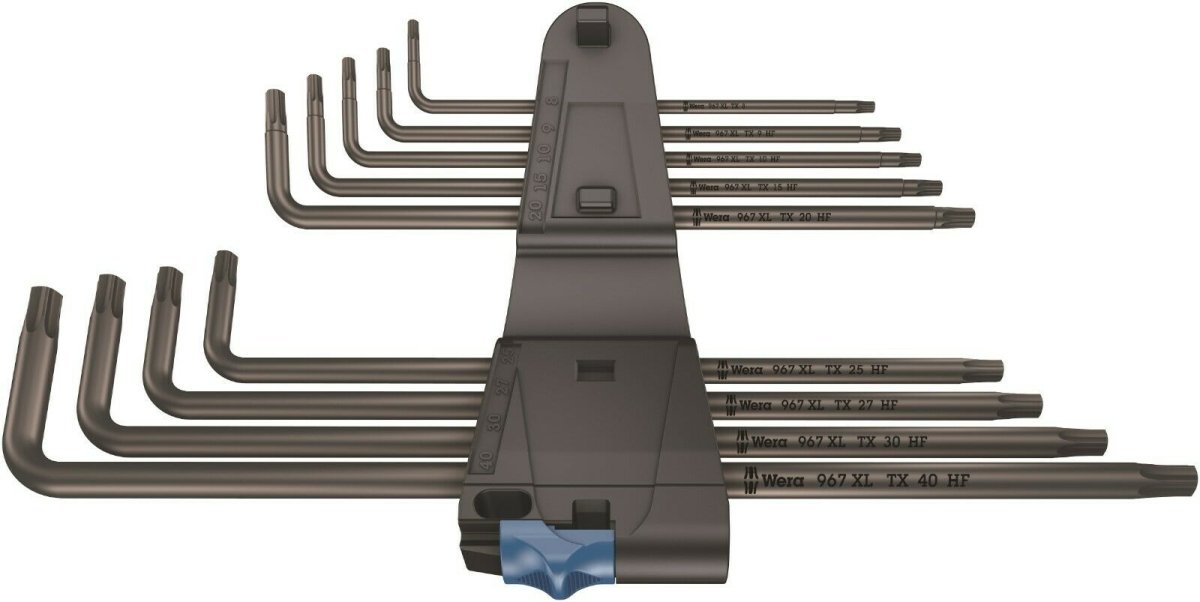 Wera 967/9 TX XL HF 1 TORX® L-Key Set With Holding Function 9 Pieces 05024450001