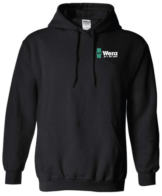 Wera Be A Tool Rebel Hoodie Black WERATRHOODIE
