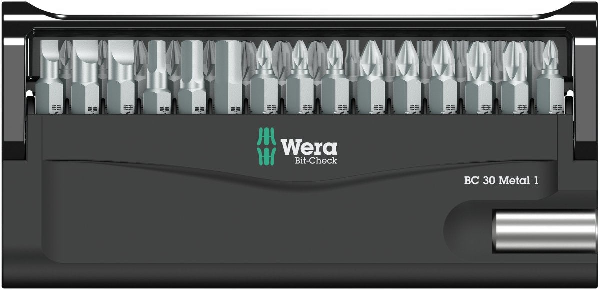 Wera Bit-Check 30 Metal 1 SB Screwdriver Bit Set 05057440001