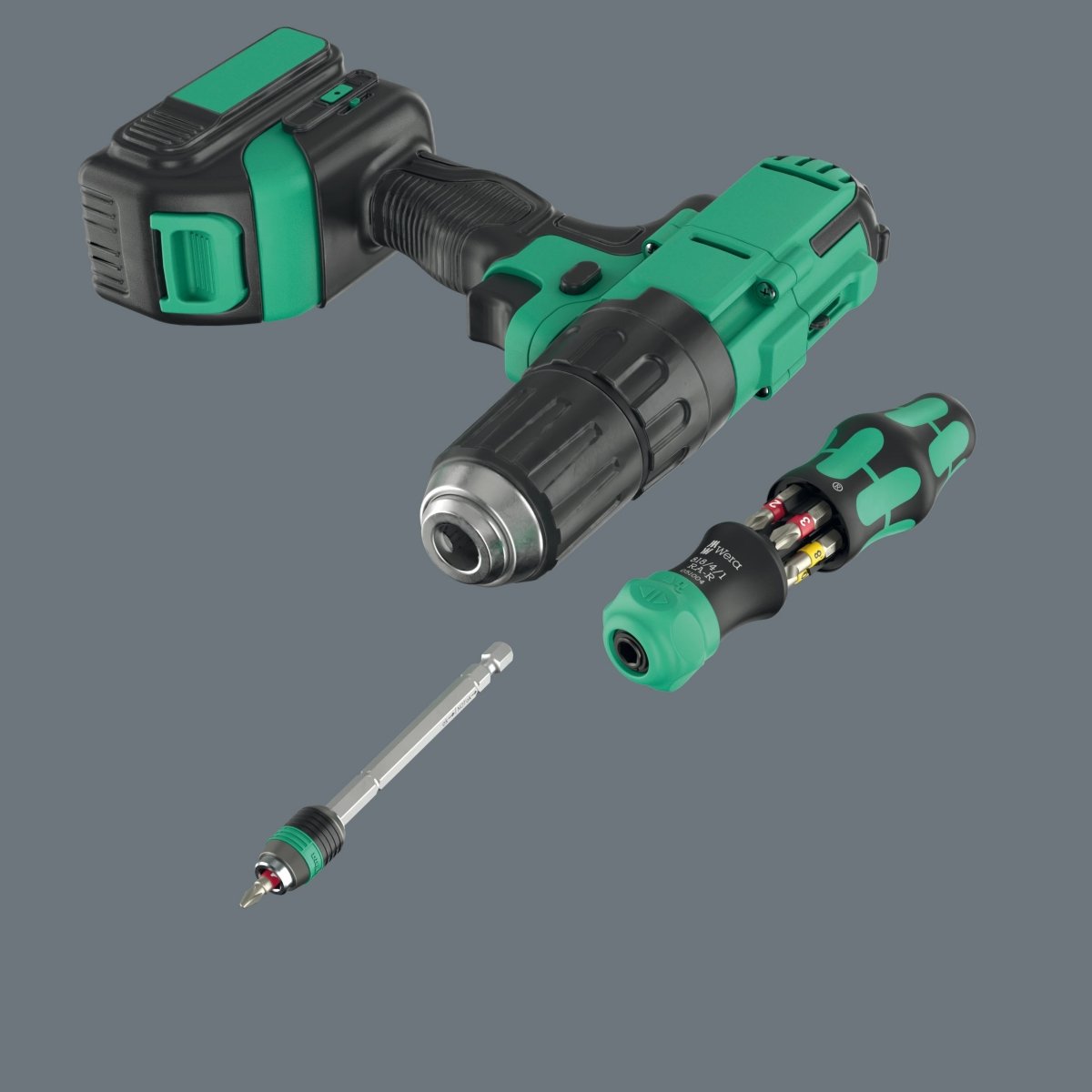 Wera Kraftform Kompakt 20 RA-R Ratcheting Screwdriver Set With Pouch 05051514001