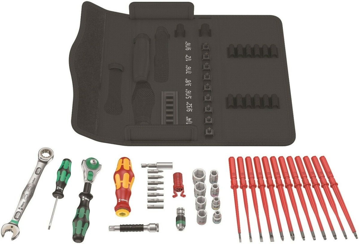 Wera Kraftform Kompakt Maintenance W1 USA Set SAE 35 Pieces 05135871001