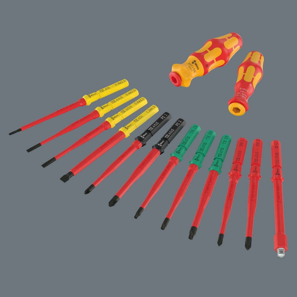 Wera Kraftform Kompakt VDE 24 Allrounder Set 1 25 Pieces Metric 05006632001