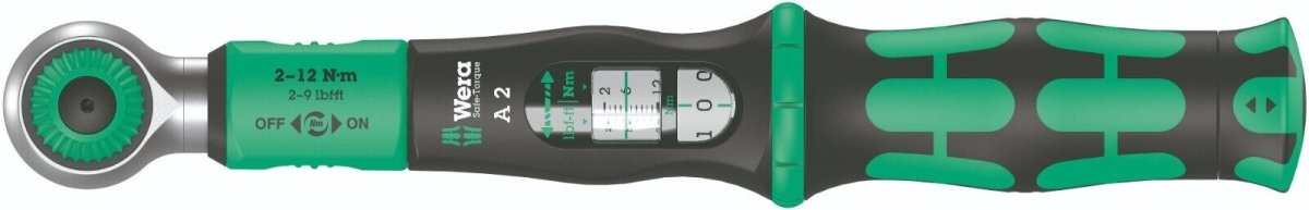 Wera Safe Torque A 2 Torque Wrench 2-12 Nm 1/4" Drive 05075801001