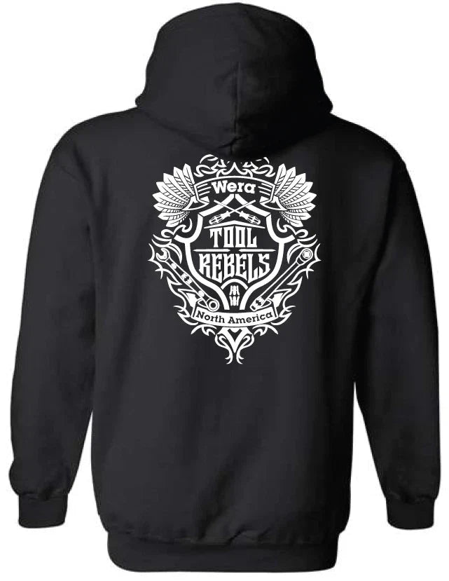 Wera Tools Tool Rebel Pullover Hoodie – Black (WERATRHOODIE)