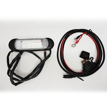 12V LED Compartment Light W/On-off Switch and Battery Fused Wire Harness Assembly