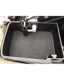 Top Shelf Custom Injection Molded ABS Saddlebag Organizer Tray, 2014 - Current H-D ABS Hard Bags, LFT