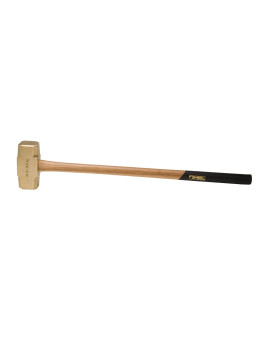 ABC Hammers ABC14BW Brass Hammer with 32-Inch Wood Handle, 14-Pound