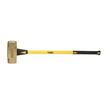 ABC Hammers ABC20BF Brass Hammer with 33" Fiberglass Handle, 20-Pound