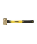 ABC Hammers ABC3BF Brass Hammer with 14-Inch Fiberglass Handle, 3-Pound