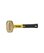 ABC Hammers ABC4BFS Brass Hammer with 8-Inch Fiberglass Handle, 4-Pound